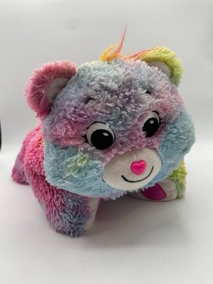 Pillow Pets Care Bears 16'' Togetherness Bear Colorful Unlock the Magic Rainbow