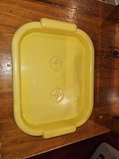 Fisher Price Vintage Fun With Food Yellow Tray