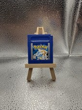 Pokemon Blue Nintendo Gameboy Authentic Cartridge Tested OLD BATTERY