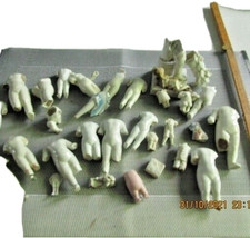 Antique large lot  doll bodies/ bisque /for the Artist-Germany