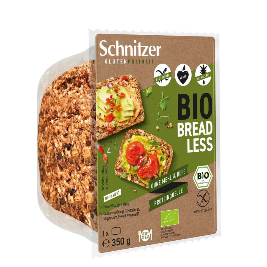 350g Saatenbrot Bio Bread Less - ohne Mehl und Hefe - SCHNITZER