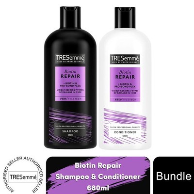 Tresemme Shampoo & Conditioner Bundle je 680ml - Biotin Repair