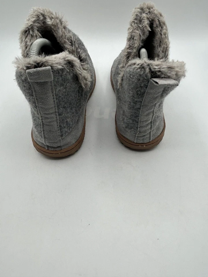 Dulex By Dear Foam Comfort Shoes Women's Sz 7-8 Gray Round Toe Slip On Lined - Image 3 of 4