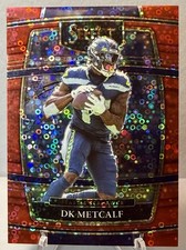 2021 Panini Select DK Metcalf Red Disco Prizm /49 #30 Seattle Seahawks