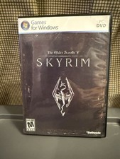 The Elder Scrolls v Skyrim PC 2011 Edition with Manual & Map