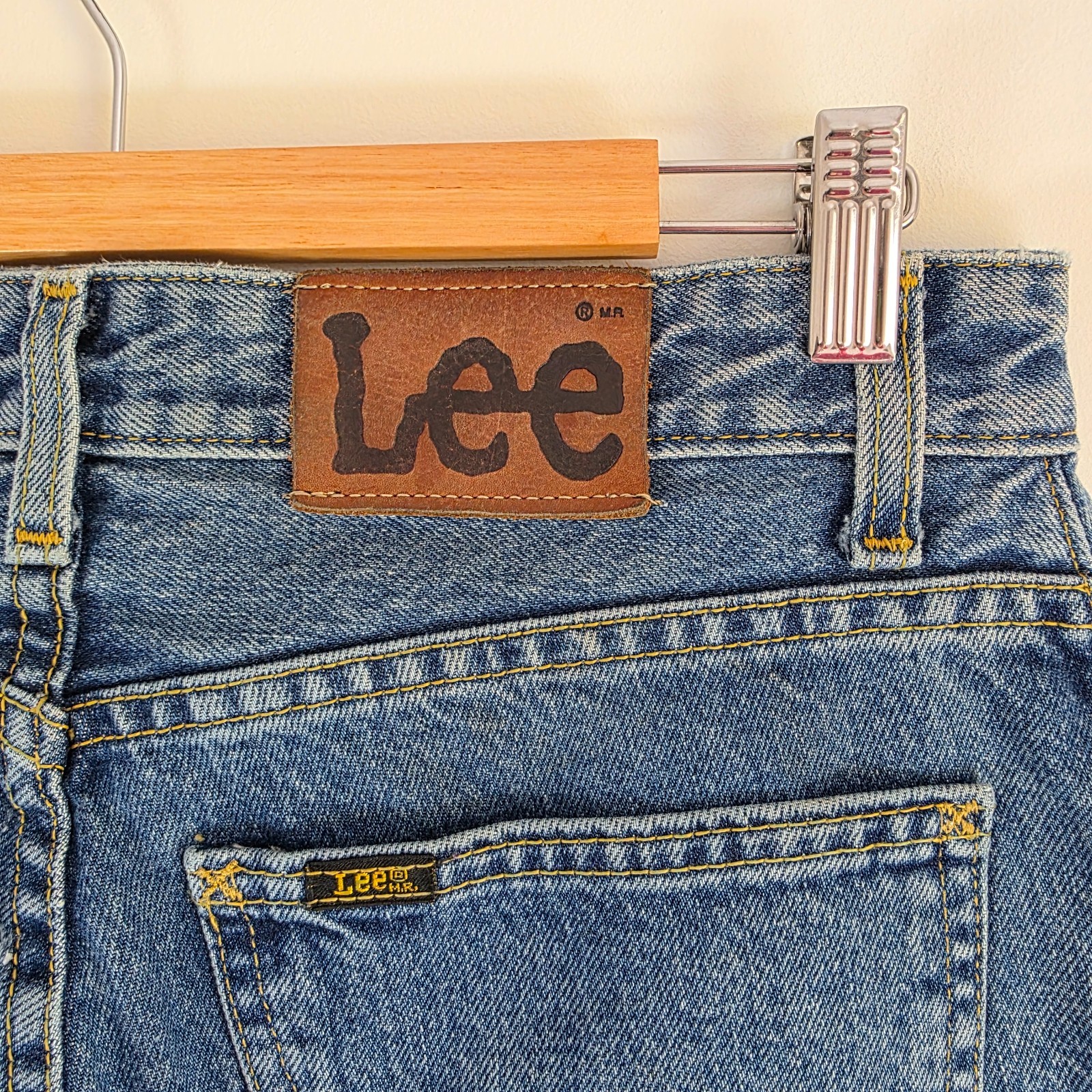 Vintage Lee Oklahoma Jeans W30 L28 Blue Classic 90s Fit Straight Denim Men image 6
