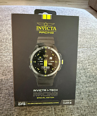 Invicta I-Tech Racing Smartwatch GPS Offline Maps Barometer iOS/Android 3 Straps