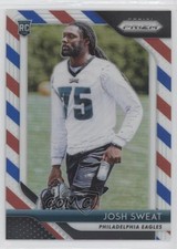 2018 Panini Prizm Rookie Red White & Blue Prizm Josh Sweat #275 5cb