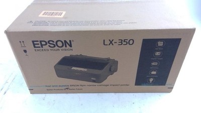 EPSON LX-350 Exceed your Vision 9pin Narrow Carriage Impact PRINTER Brand New
