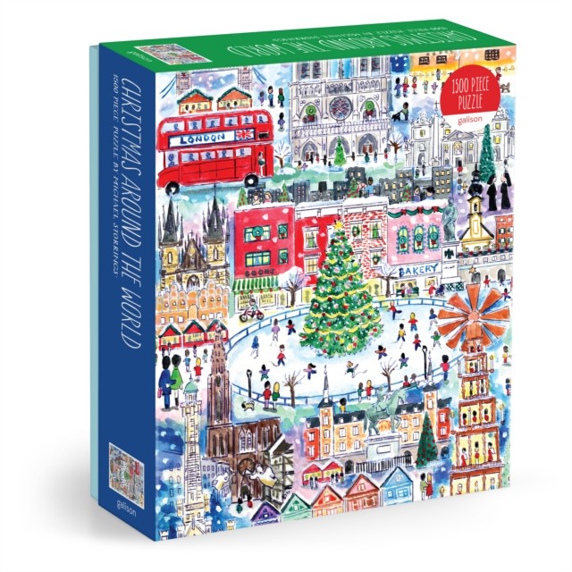 Michael Storrings Christmas Around The World 1500 Piece Puzzl... - - Image 2
