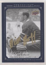 2019-20 Upper Deck Chronology Canvas Auto Dick Duff #CA-DD Auto HOF 04q7