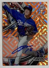 [Limited to 25 copies] Kenta Maeda's hand-signed rookie autograph 2016 Topps