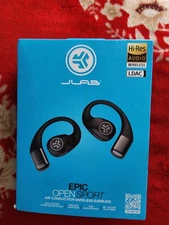 JLab Epic Open Sport Wireless Earbuds Air Conduction Bluetooth Headphones