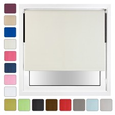 Furnished Blackout Roller Blind Made To Measure Up to 240cm x 210cm Thermal W...