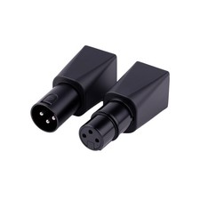 1 Pair DMX RJ45 Ethernet To 3Pin XLR Female Male Adapter Set Connector