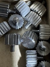 One Rolleiflex Camera 1.7mm Thread Chrome Knurled Knob New NOS Original Part C