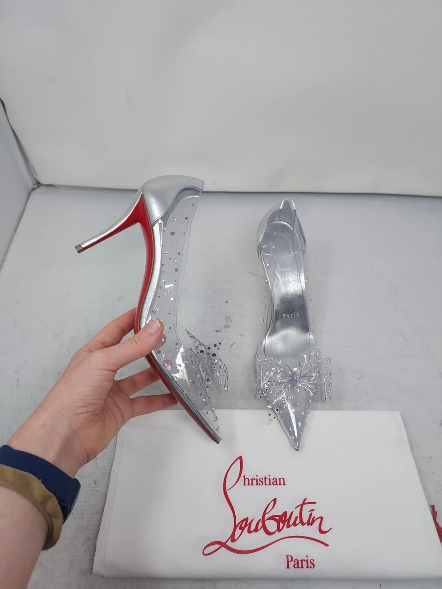 Christian Louboutin Silver Stiletto Heels for Women for sale | eBay