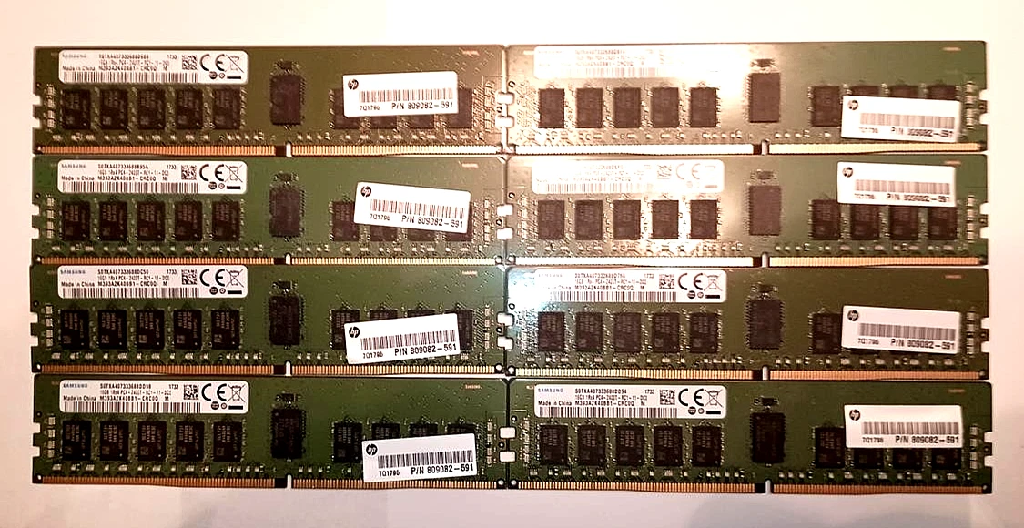 Samsung PC4-19200 (DDR4-2400) Bus Speed Computer RAM 16 GB Total