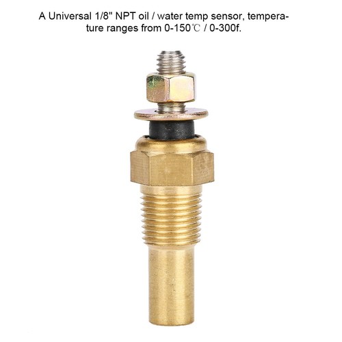 Car Water / Oil Temp Temperature 1/8 NPT Electrical Sender Transmitter Sending - Picture 7 of 8