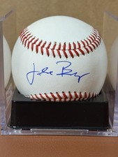 Jake Burger Signed Autograph Official South Atlantic League Baseball w/case