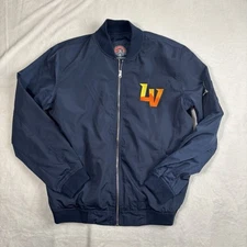 Jeff Hamilton Las Vegas Aviators Blue Full Zip Long Sleeve Jacket Men's Large