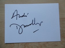 Andre Dussolier autograph signed 10x15 cm index card