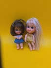 Vintage 1966 Mattel Liddle Kiddles Duo - Bunny Kiddle & Liddle Diddle