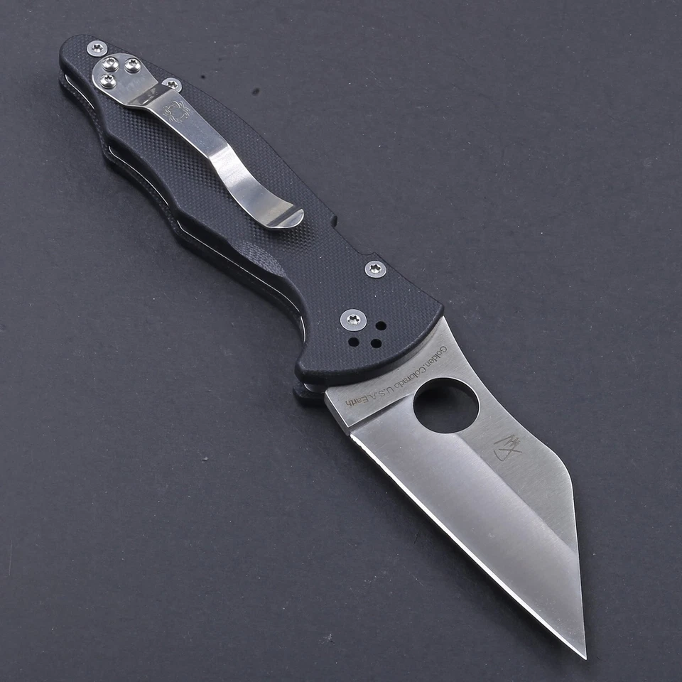 C85 Black G10 Handle Lock Back Tactical Outdoor Folding Knife With Pocket Clip - Image 2 of 4