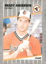 1989 Fleer #606 Brady Anderson