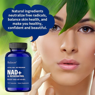 Anti-Aging Resveratrol Capsules Increase Memory Metabolism Immune Skin 120 CT US
