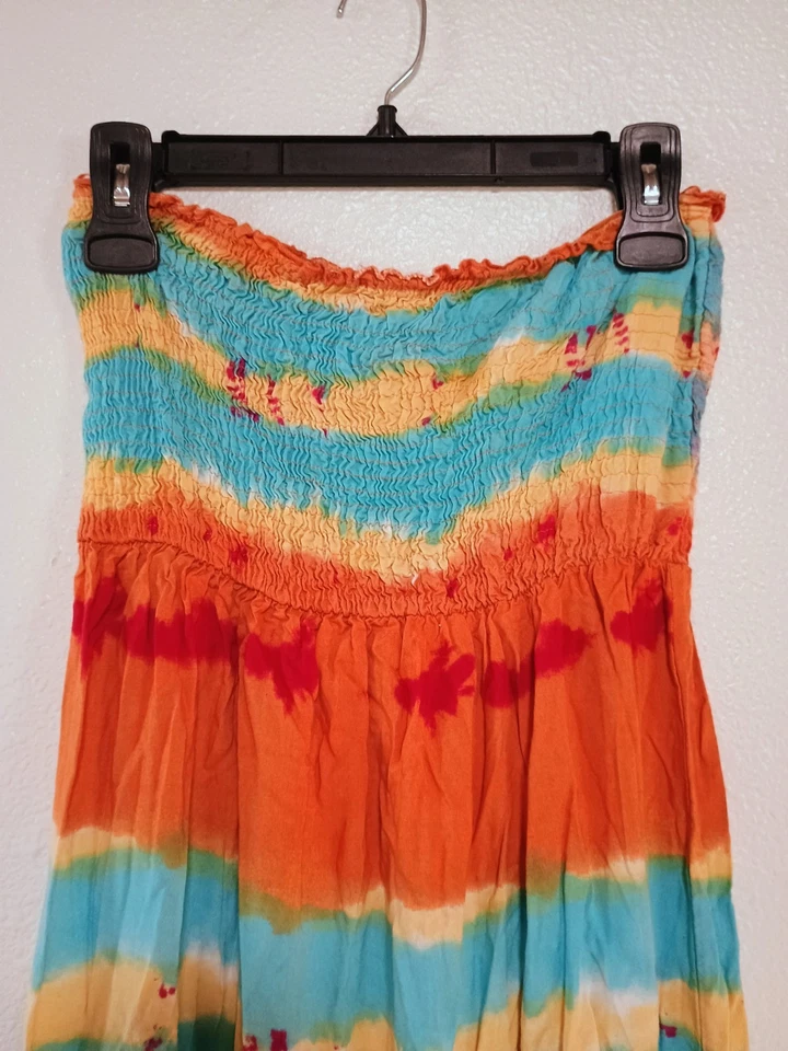 Maxi Falda Bohemia Angie Negra Doble Estampado Encaje Borde B6B24-WA88-WA89 Foto 2 de 4