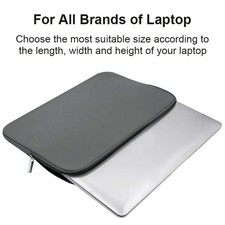 Laptop Sleeve Case Bag 13 14 15 15.6 Inch Soft Protective Cover Pouch