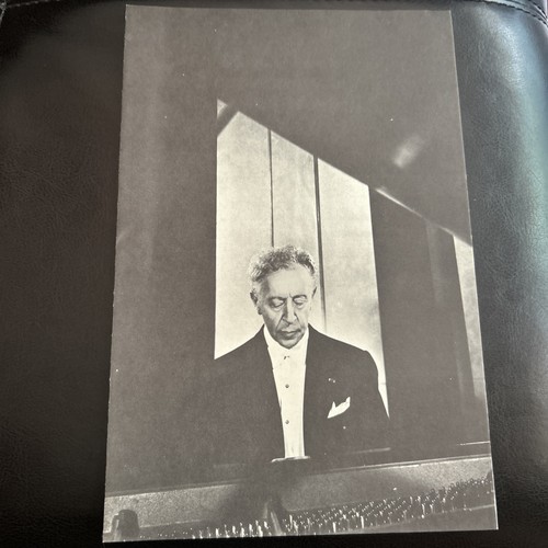 Vintage Playbill Flyer Artur Rubinstein Symphony Hall Boston 1976