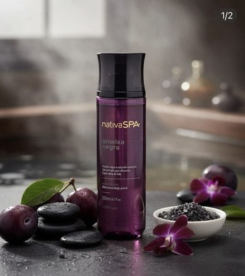 Nativa Spa Body Splash Black Plum 200ml