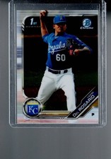 2019 Bowman Chrome #BCP-243 Yefri Del Rosario Prospects