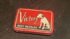 Gramophone phonograph needle tin Victory Nipper Dog Japanese