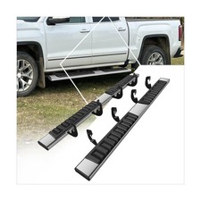 6.7" Running Boards Side Steps for Truck Compatible with 2007-2019 Chevy Silv...