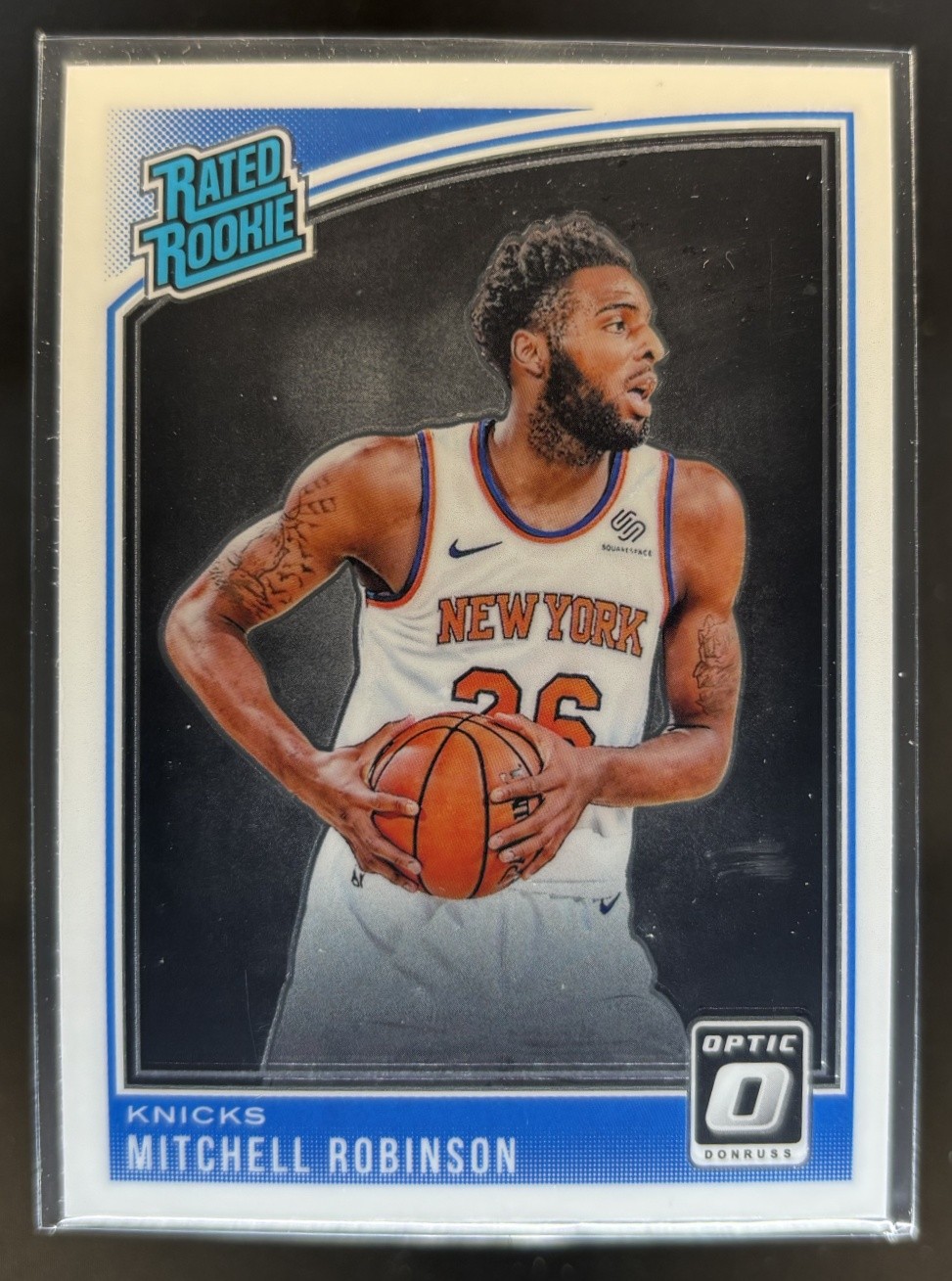 2018-19 Panini Donruss Optic Mitchell Robinson New York Knicks #163 RC