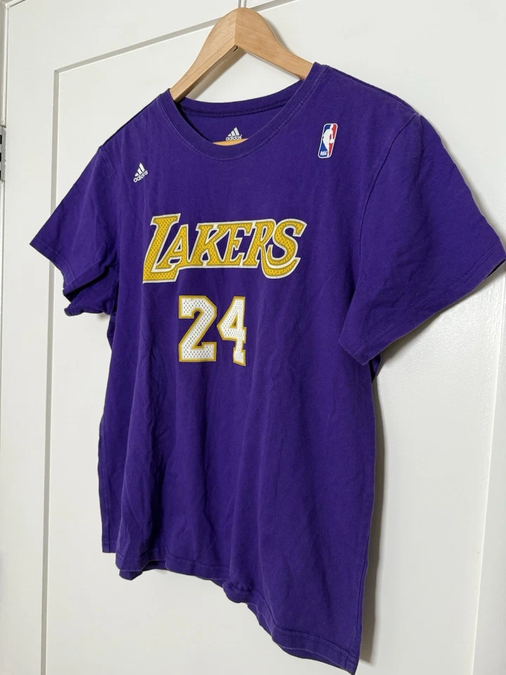 Camiseta Kobe Bryant Los Angeles LA Lakers Mujer Talla L Adidas #24 Púrpura NBA Foto 2 de 4
