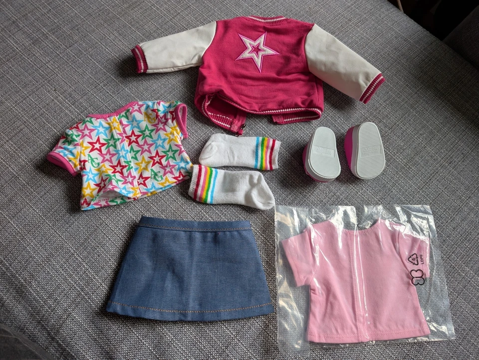 Star Squad Truly Me Meet Outfit Jacket Skirt Shoes American Girl Doll Clothes - Image 2 of 2