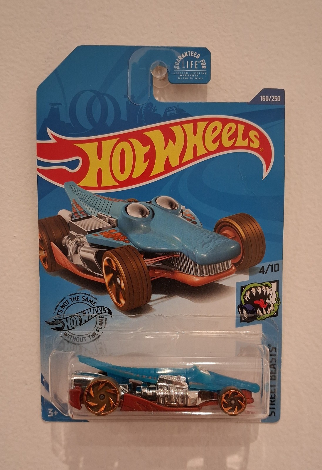 Hot Wheels Croc Rod - 2020 Street Beasts - #160 - Aqua w/ Bronze RA6 Wheels