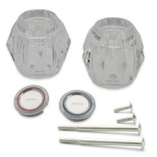 MOEN 100695 Handle Kit 4.5"x3.75"x3.0" Acrylic Unfinished Polished Chrome