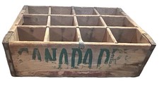Canada Dry Wooden Soda Crate Advertising St. Louis MO 18x12x6 Original