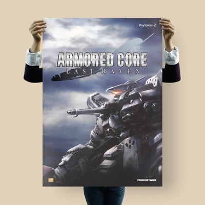 Armored Core Last Raven Poster | PS2 FromSoftware Mecha Promo Art
