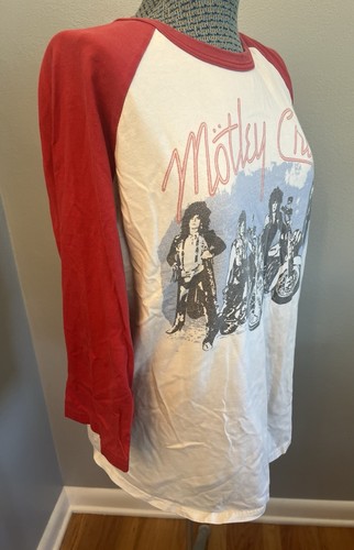 1987 Motley Crue Girls Mädchen US Tour Shirt Raglan XL 3/4 Arm Vintage - Bild 10 von 11