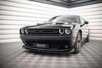 Maxton Design Frontlippe Passend FüR Dodge Challenger RT Mk3 FL Schwarz Hochglan