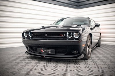 Maxton Design Frontlippe passend für Dodge Challenger RT Mk3 FL schwarz Hochglan