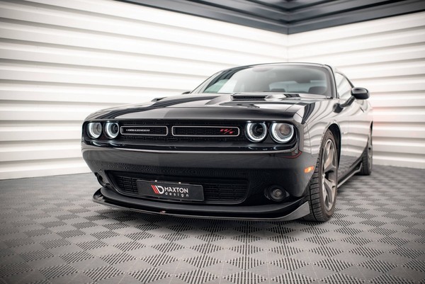 Maxton Design Frontlippe Passend FüR Dodge Challenger RT Mk3 FL Schwarz Hochglan-image