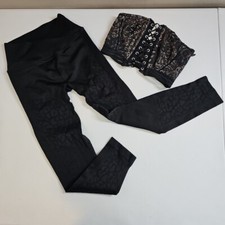 Victoria's Secret Workout Leggings Size S  Strapless Lace Bra Size XS Lot