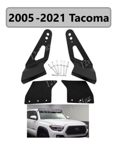 NEW 52" Curved LED Door Mounting Brackets for Toyota Tacoma 2005 - 2020  - Picture 1 of 5